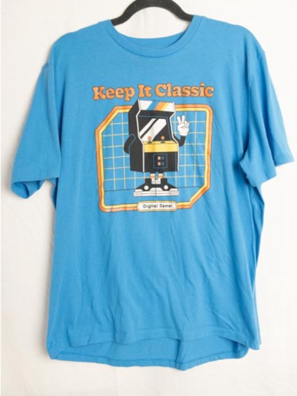 Old Navy Bright Blue Logo Tee